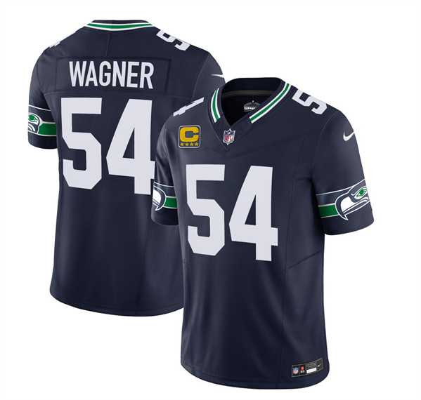 Men & Women & Youth Seattle Seahawks #54 Bobby Wagner 2023 F.U.S.E. With 4-Star C Patch Navy Limited Jersey